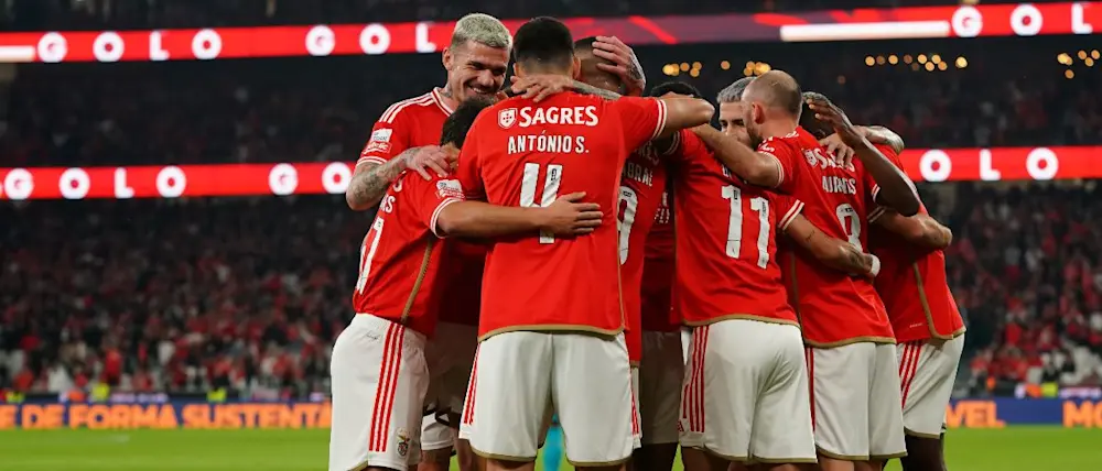 football 2024 portugal benfica players celebration