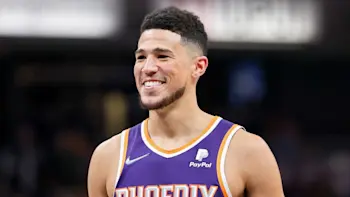 Devin Booker Suns smiling