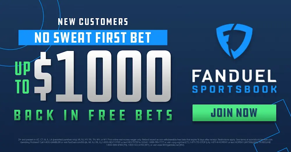 FanDuel Up to $1000 Sweat-Free
