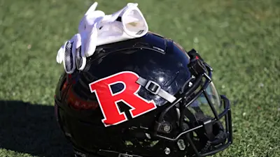Rutgers Football Black Helmet