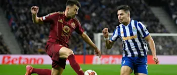 football 2025 europa league as roma oporto ball possession