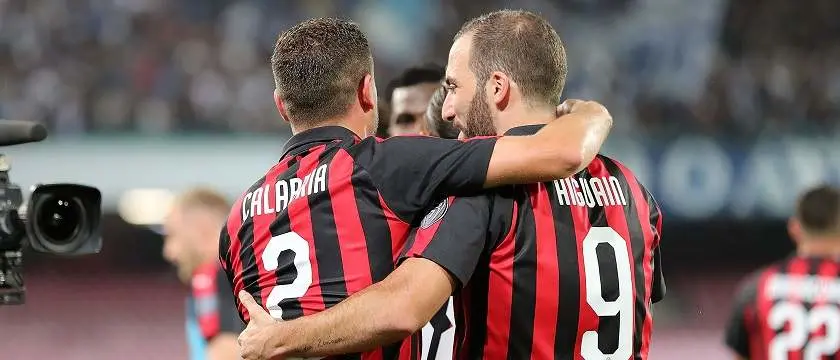 r football milan celebration