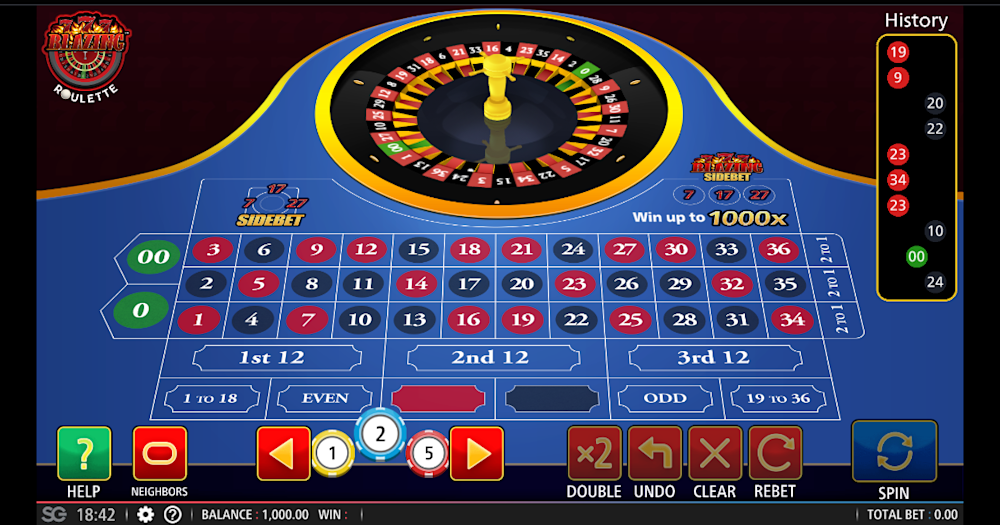 Blazing 7 Roulette