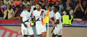 football 2025 champions league psg away goal barca