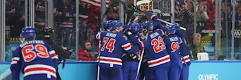 USA Men's Hockey Celebration Olympics 2026