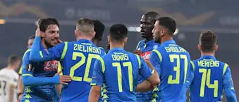 r football europaleague napoli celebrations