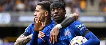 football 2024 premier league chelsea celebration goal enzo