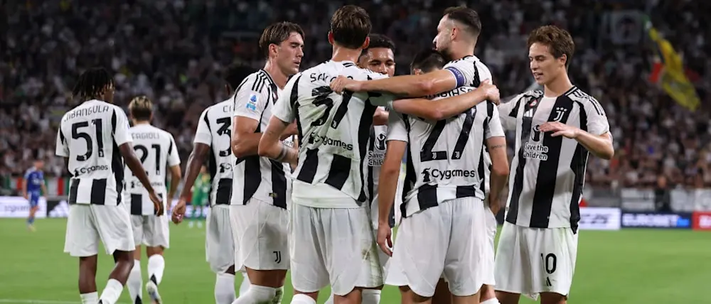 football 2024 italy seriea juventus home goal celebration
