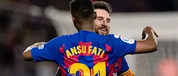 r football liga barcellona ansufatimessi