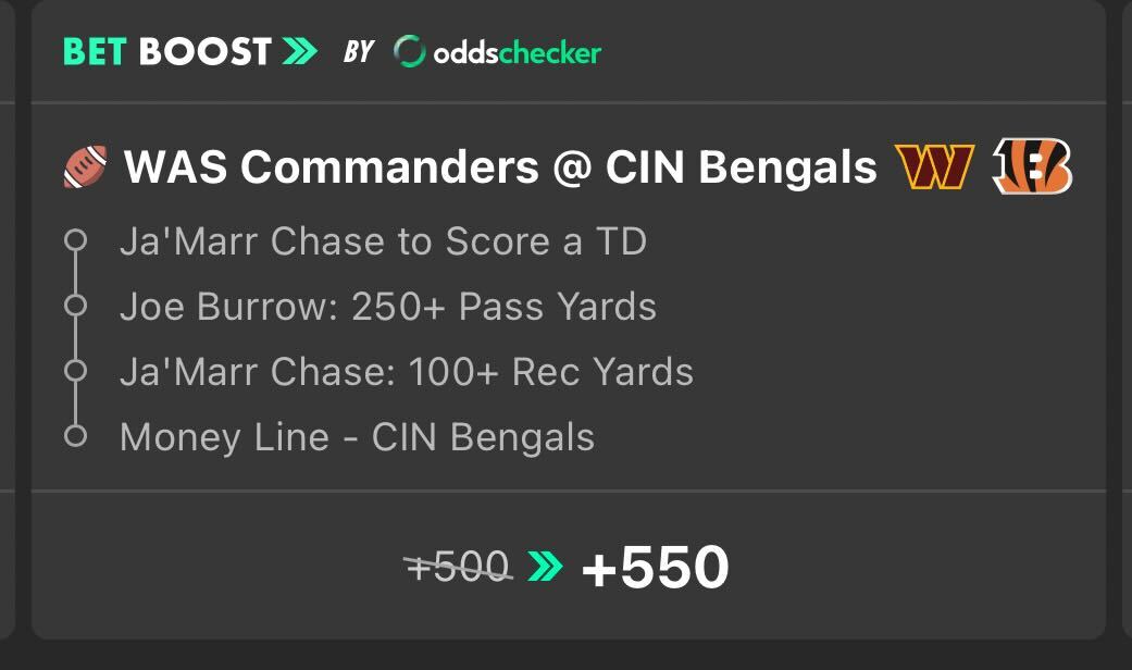 Bet 365 Bet Boost - Sept 23
