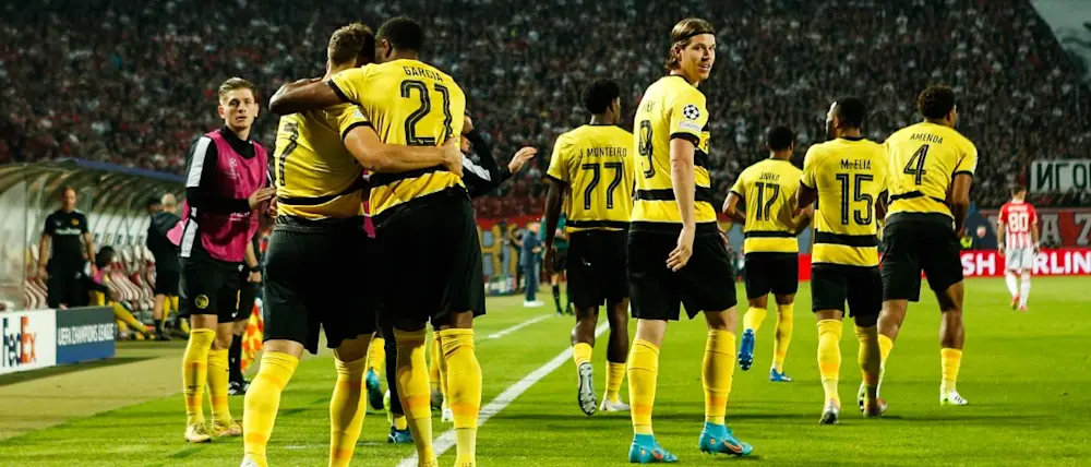 football 2023 champions league young boys celebration