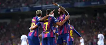 football 2025 champions league barcelona goal ferran lamine rashford