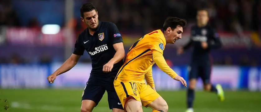r football atletico barcelona koke messi