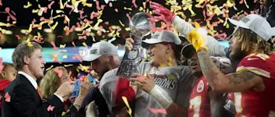 Mahomes Super Bowl Trophy