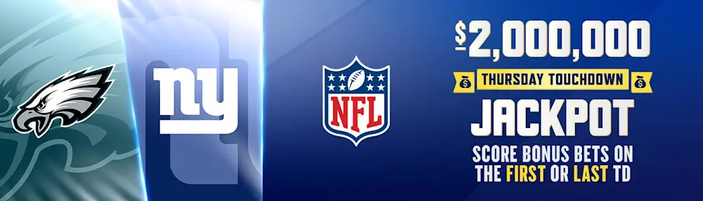 FanDuel TD Jackpot Eagles vs Giants 