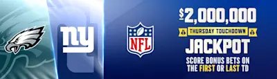 FanDuel TD Jackpot Eagles vs Giants