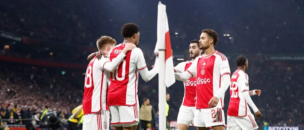 football 2024 europa league ajax goal corner