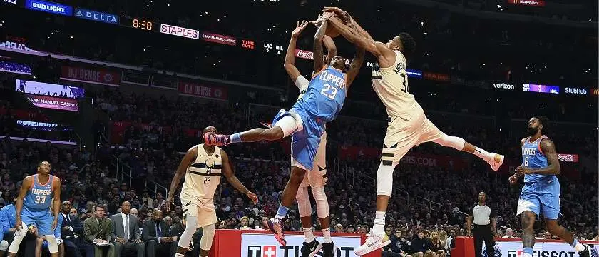 r basketball nba clippers bucks wiliams antetokounmpo