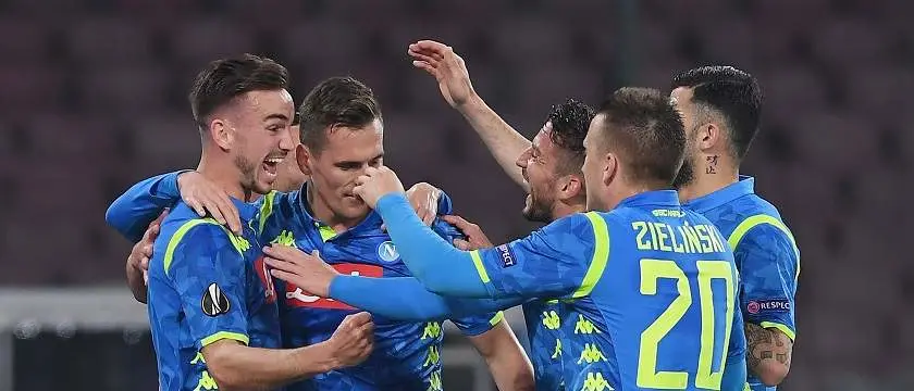 r football seriea napoli celebrations