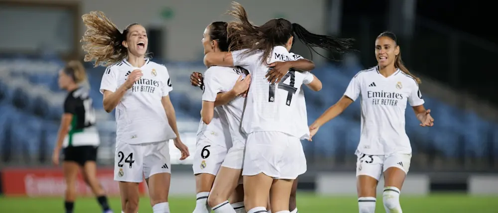 2024 football women real madrid goal celebration