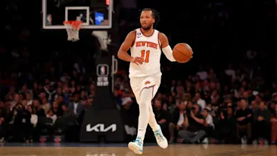 Jalen Brunson Knicks dribble