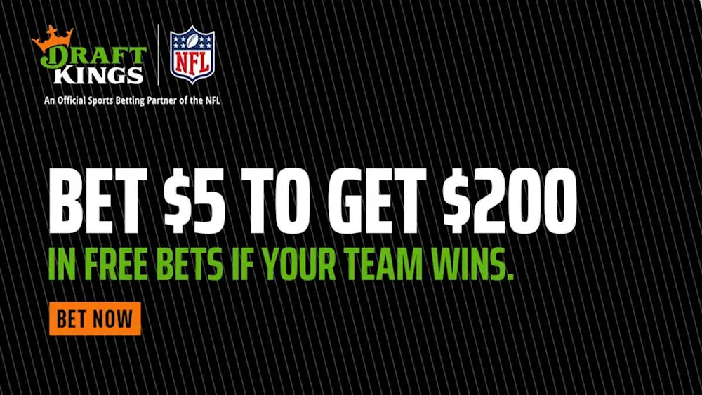 DraftKings Bet $5, Get $200 TEXT 1 - DO NOT USE