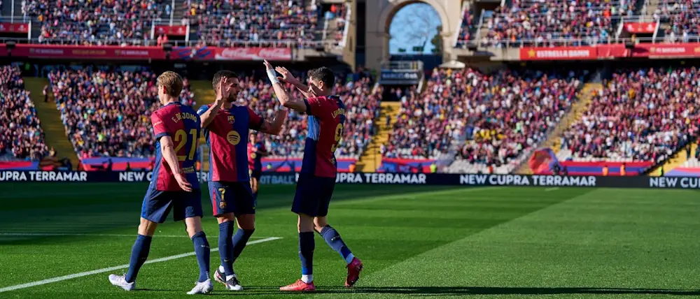 football 2025 laliga barcelona home ferran lewandowski