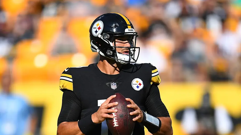 Mitch Trubisky Steelers Throw
