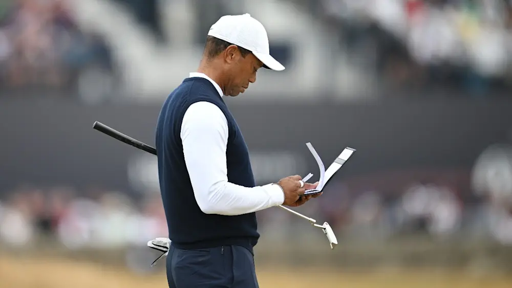 Tiger Woods British Open Score