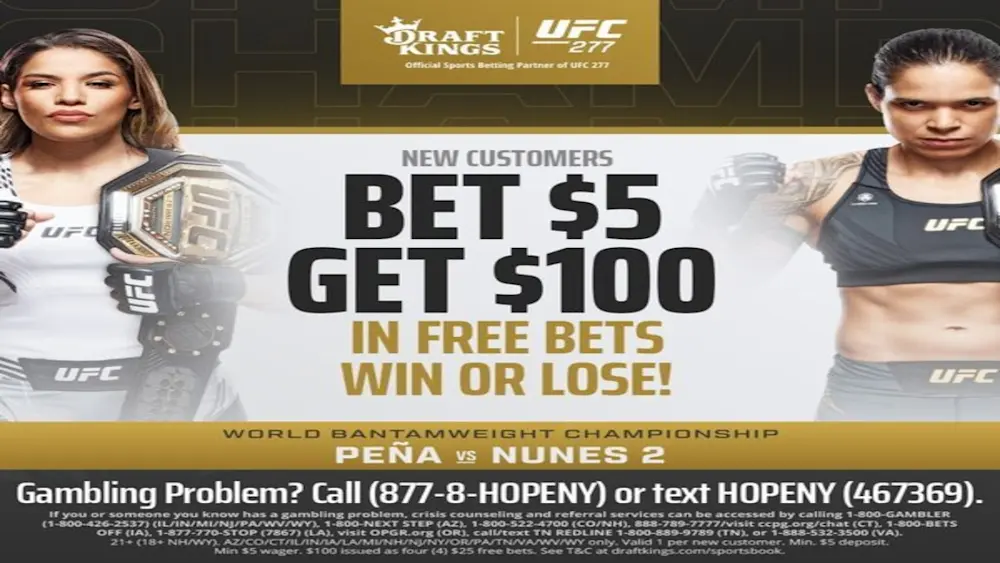 UFC 277 DraftKings Creative
